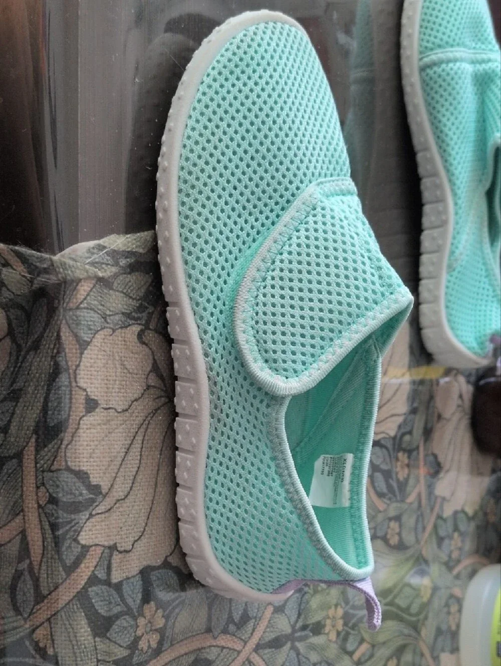 Kids' Breathable Water Shoe in Light Teal - Slip-On Comfort